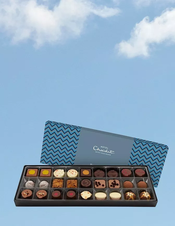 box of hotel chocolate chocolates 