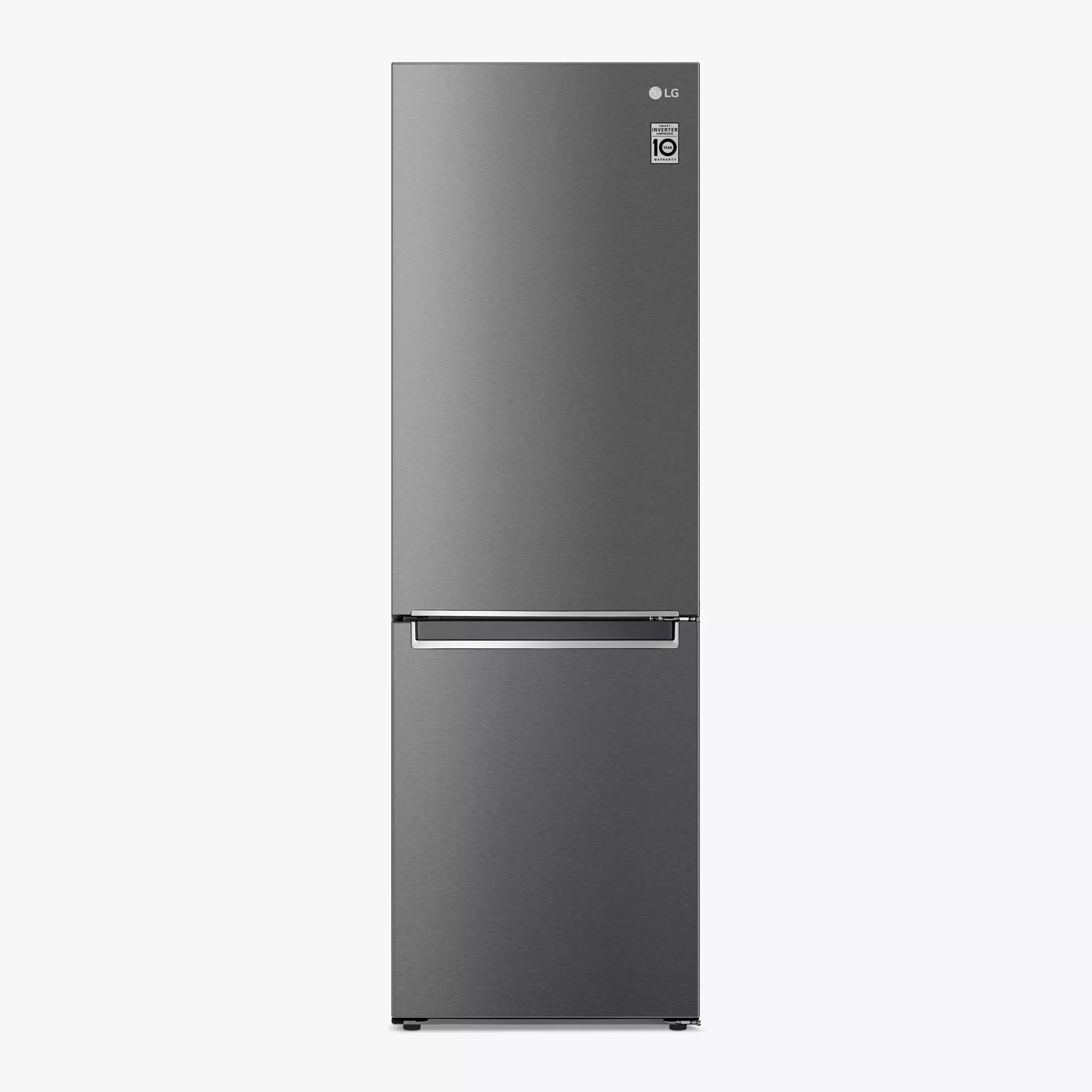 Silver freestanding fridge freezer