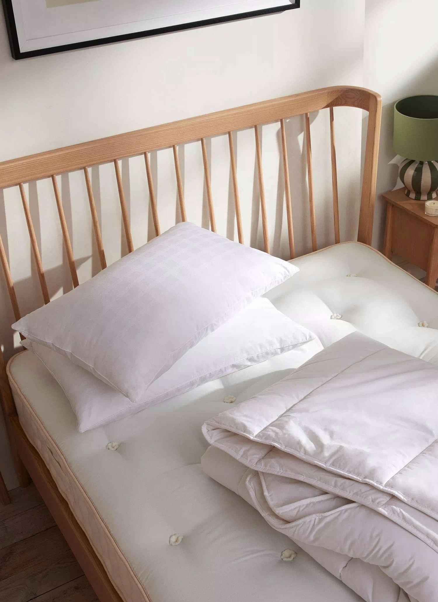 Top down view of bedding