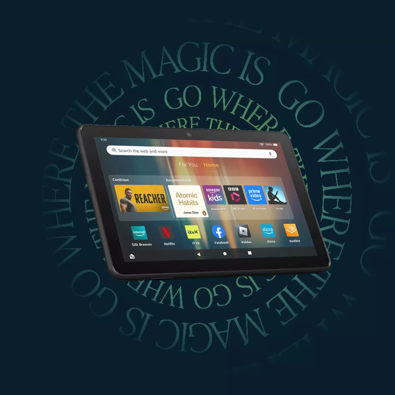 Black amazon tablet 