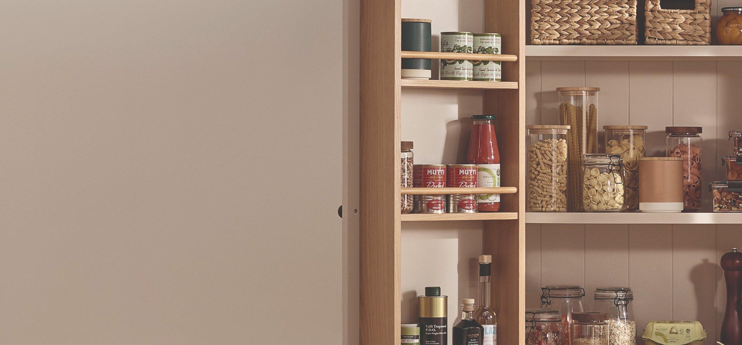 Image of an open larder