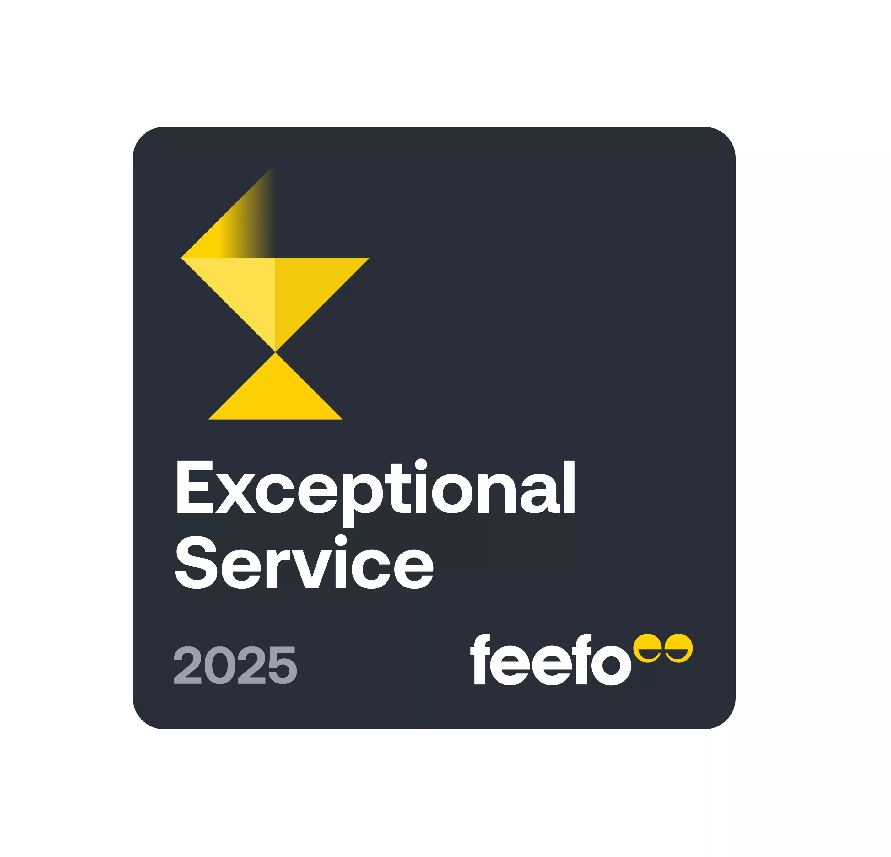 feefo exception service logo 2025