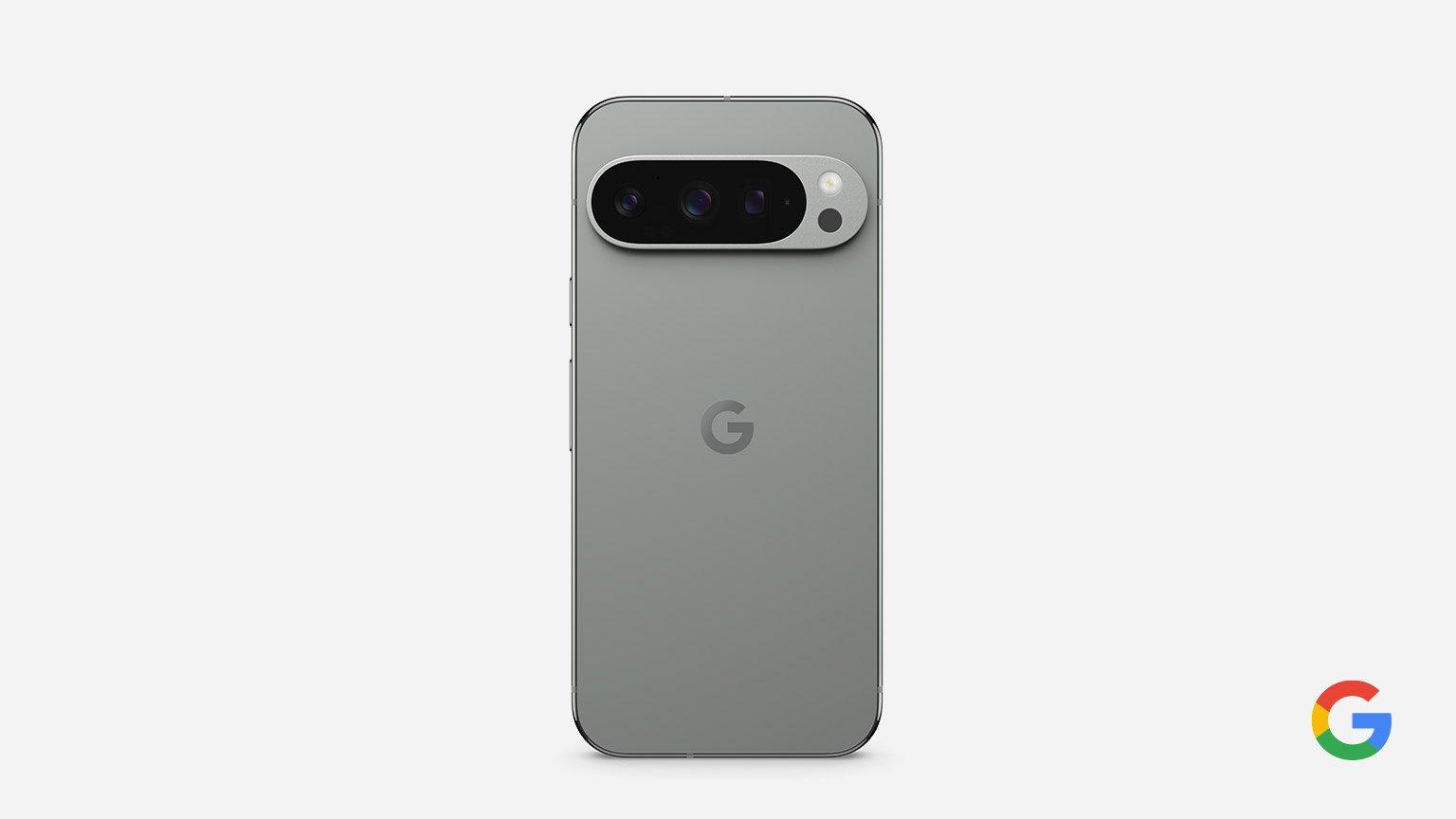 Google pixel phone on white backgorund