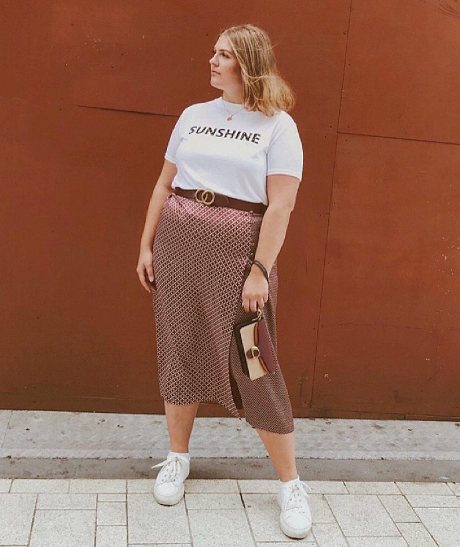 Victoria showing off her outfit