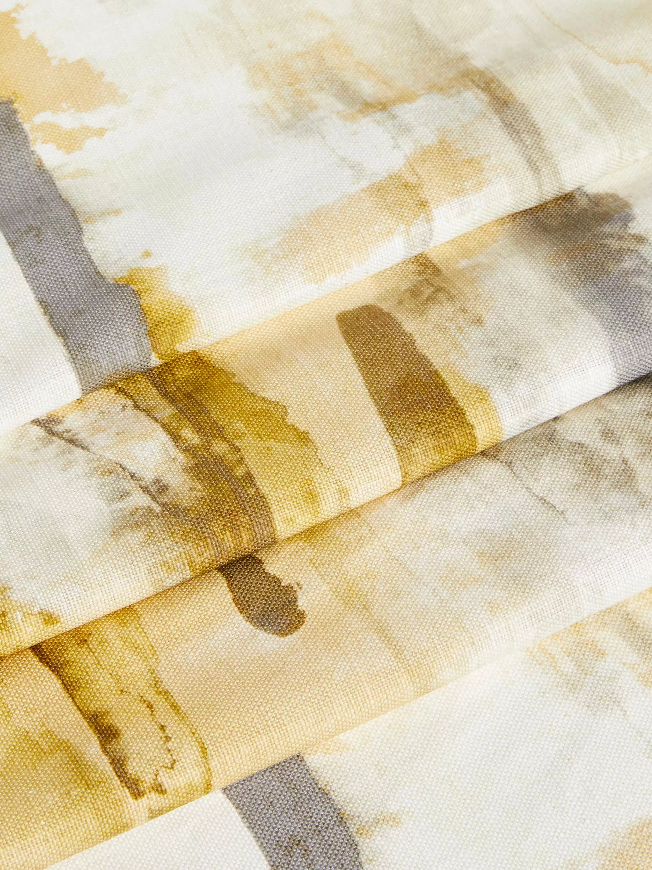 Yellow abstract fabric