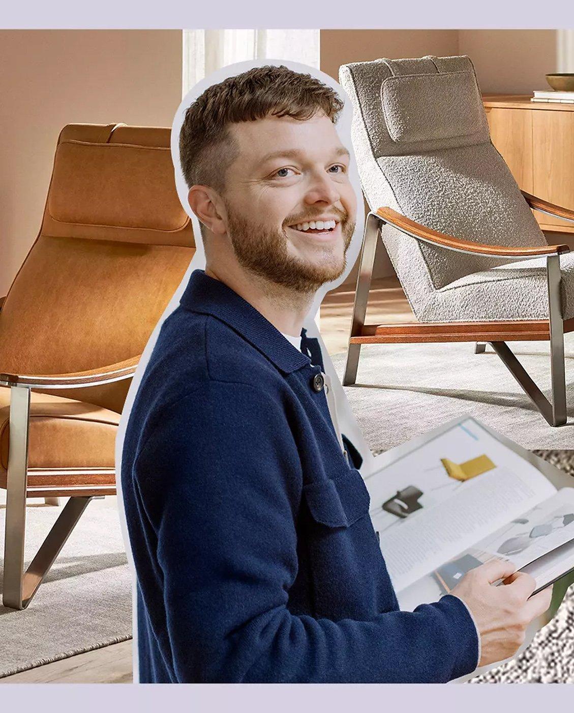 I designed this tilt armchair