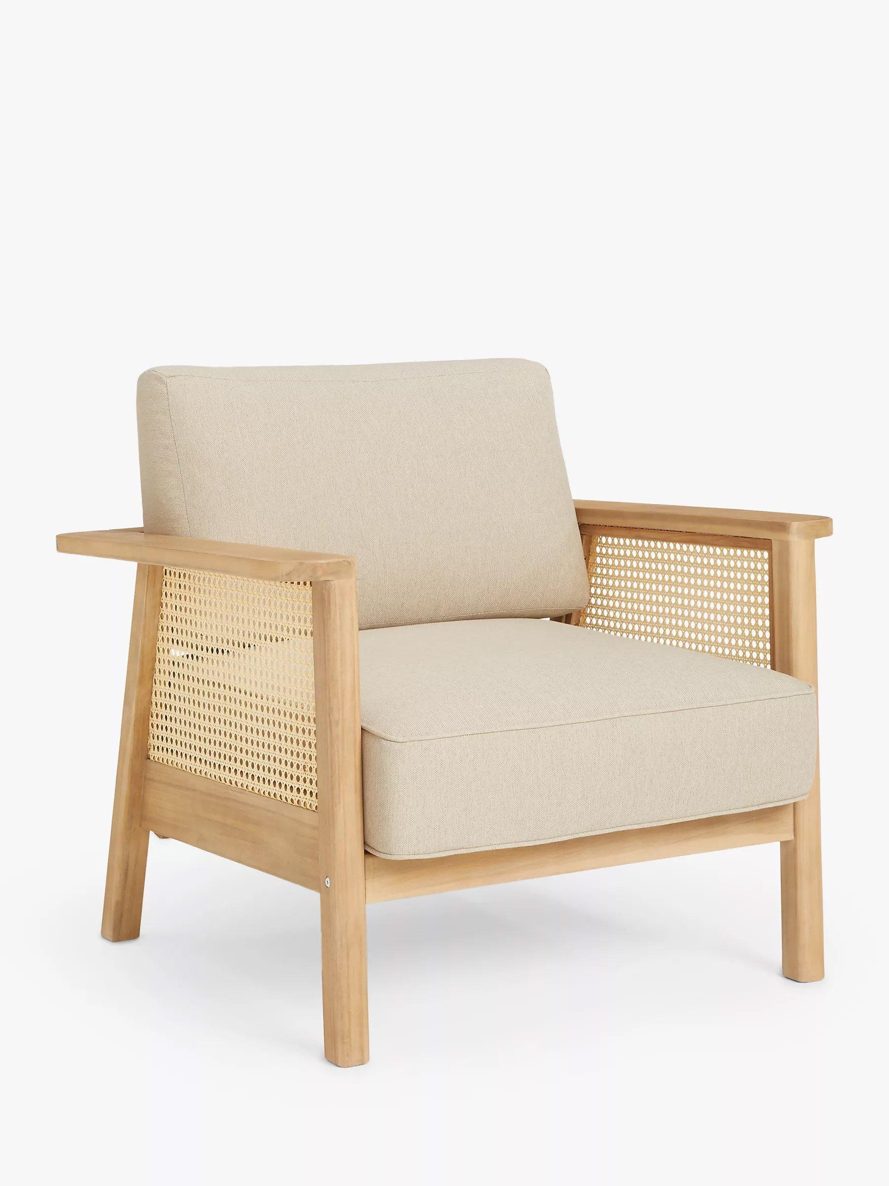 Lounge chair on white background
