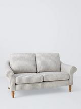 John Lewis Camber Small 2 Seater Sofa, Light Leg, Trio Stripe