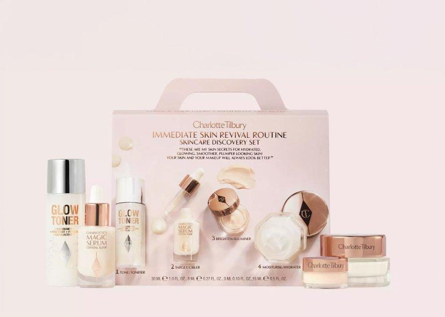 On trial: Charlotte Tilbury’s Immediate Skin Revival Routine Skincare Discovery Set