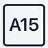 Icon of a A15 chip