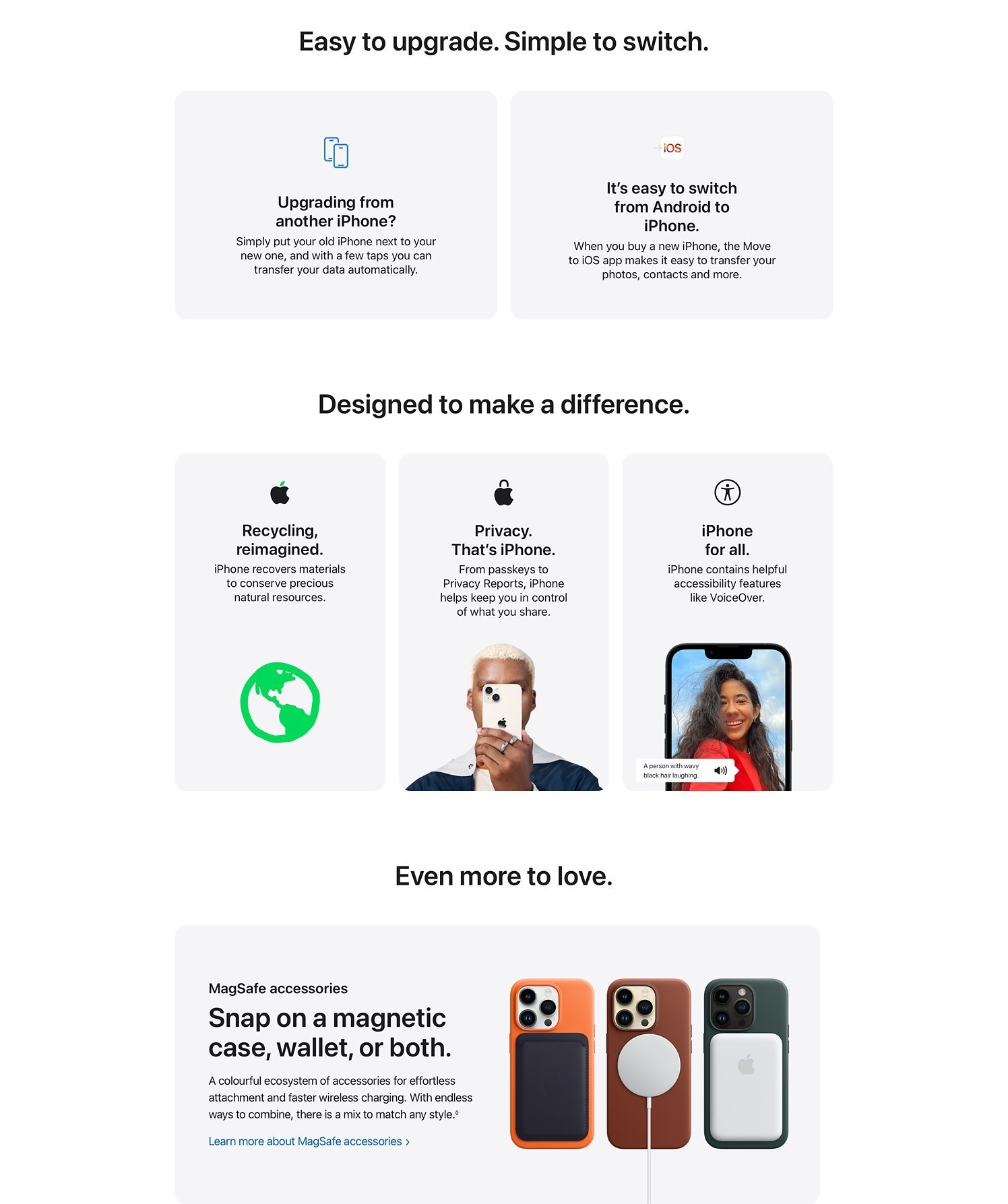 Learn more about iPhone