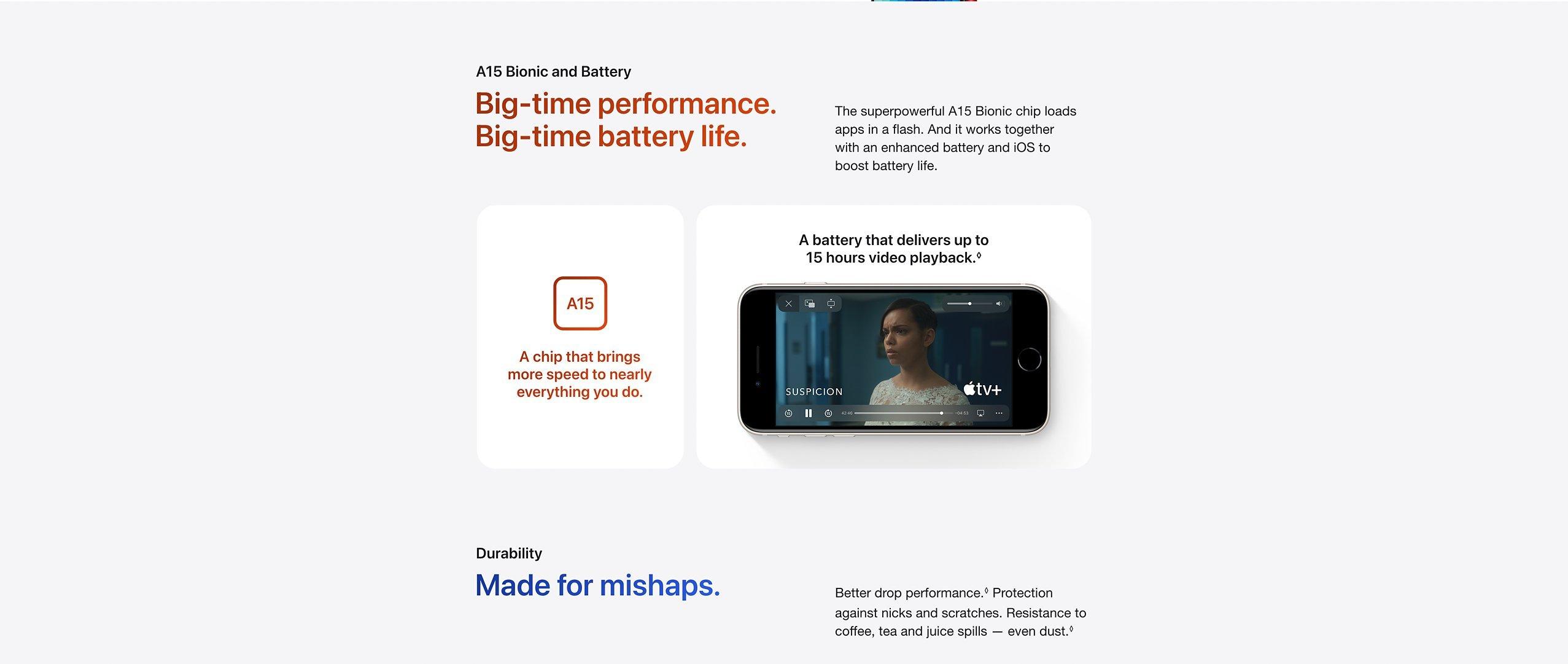 Big-time performance. Big-time battery life.
