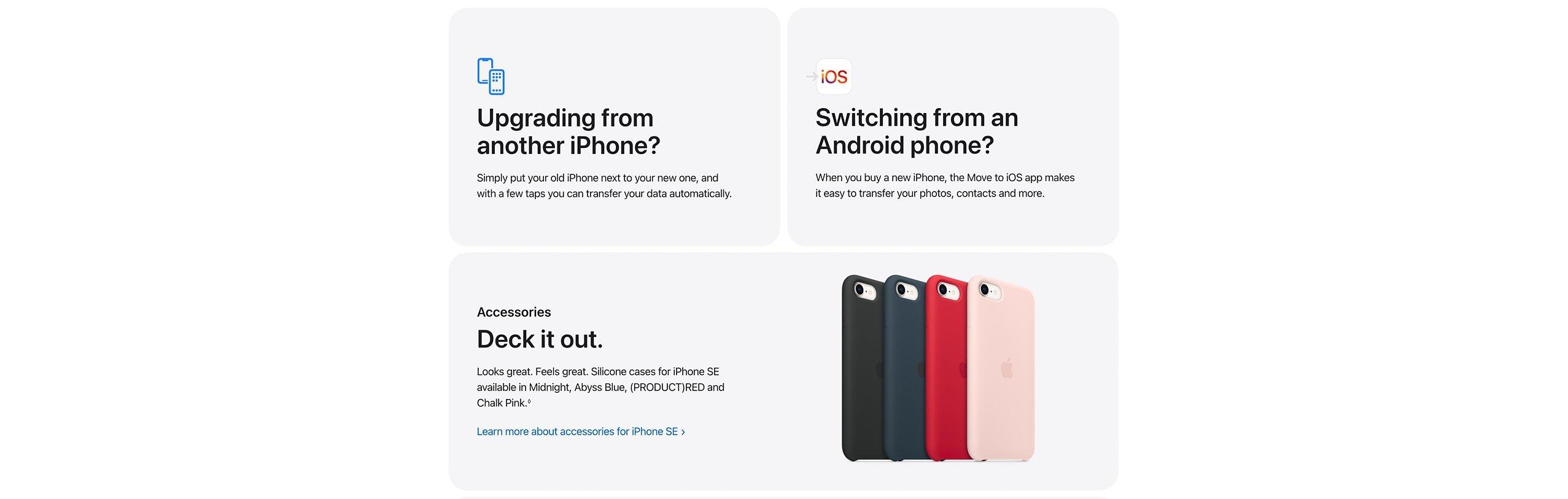 Upgrading from another iPhone?