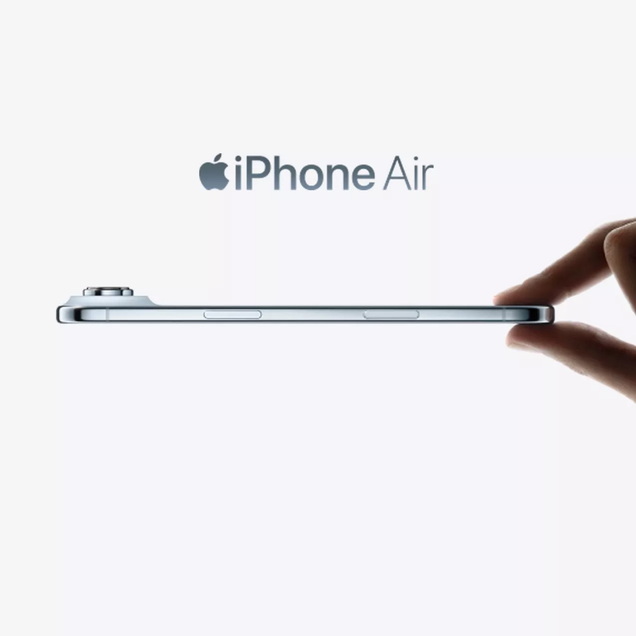 silver iPhone air 