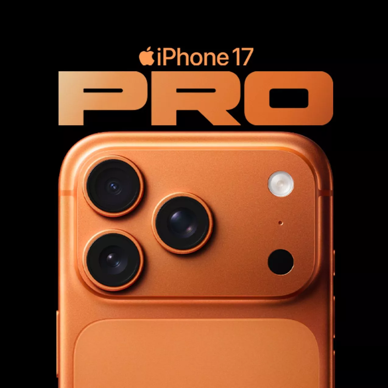 iphone 17 pro in cosmic orange