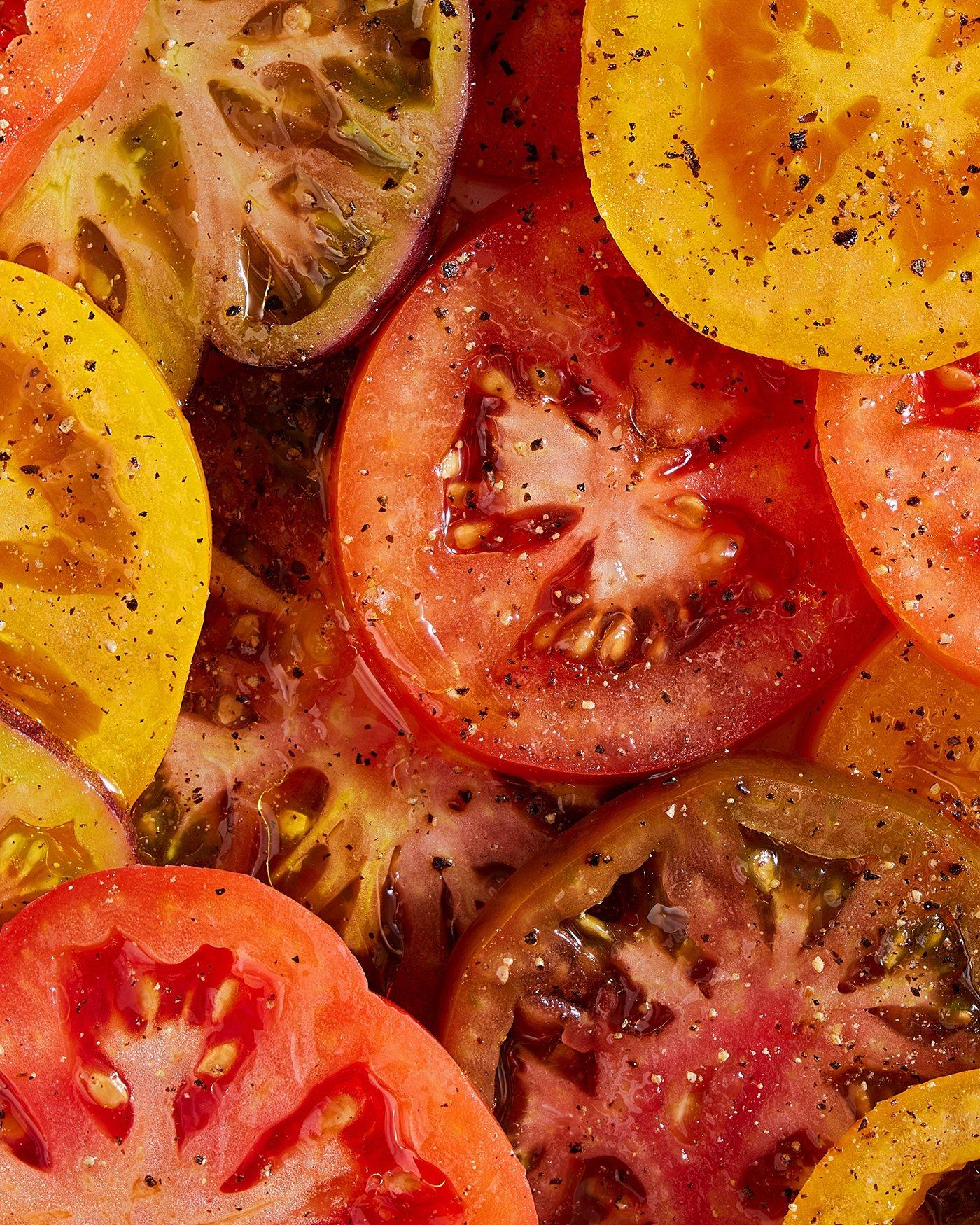 close up of some tomatoes