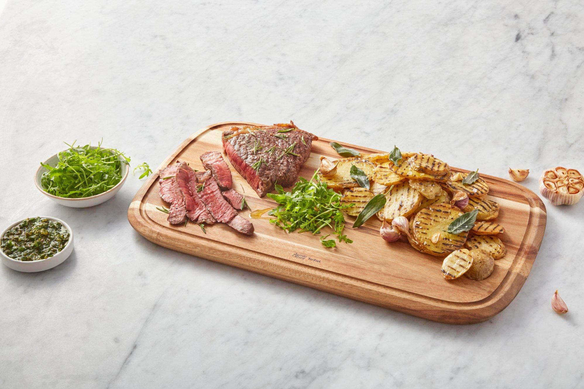 Jamie Oliver by Tefal Acacia Wood Chopping Board, Natural