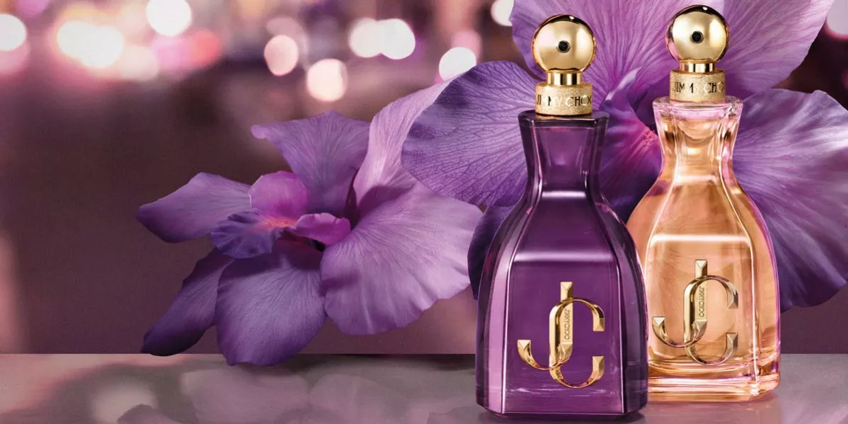 A banner showing jimmy choo perfume