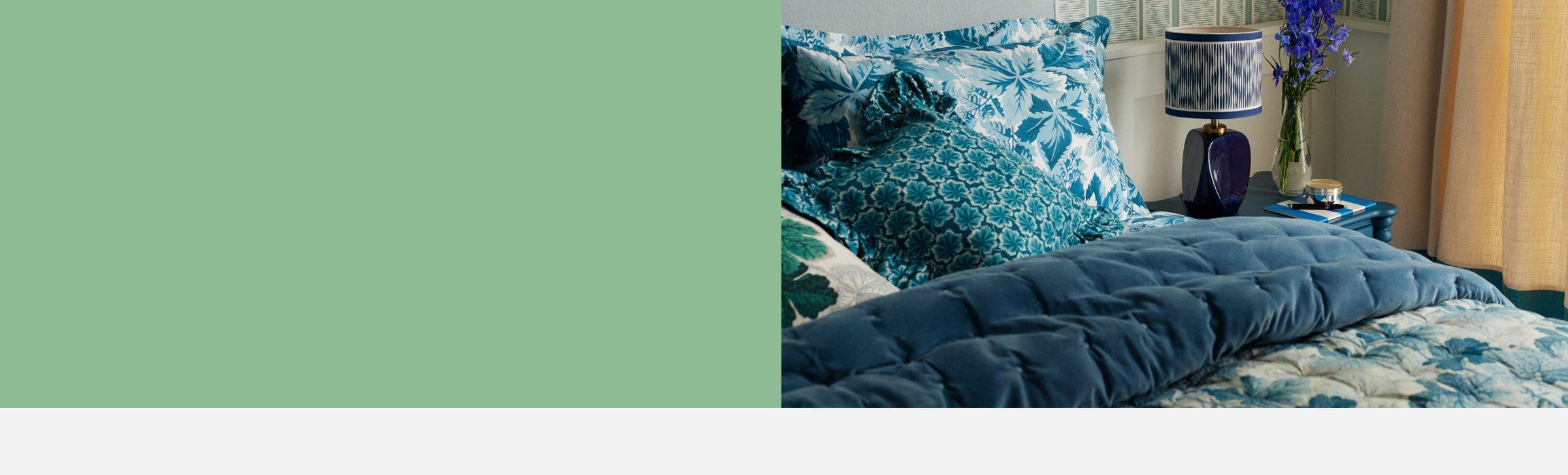 JL x Collagerie collaberation. products used to decorate a bedroom