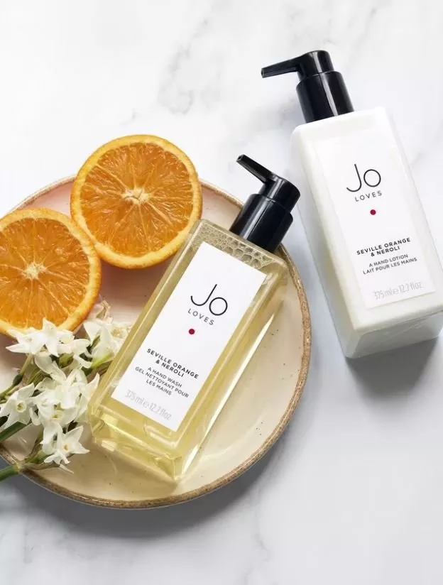 Jo loves hand wash and hand lotion