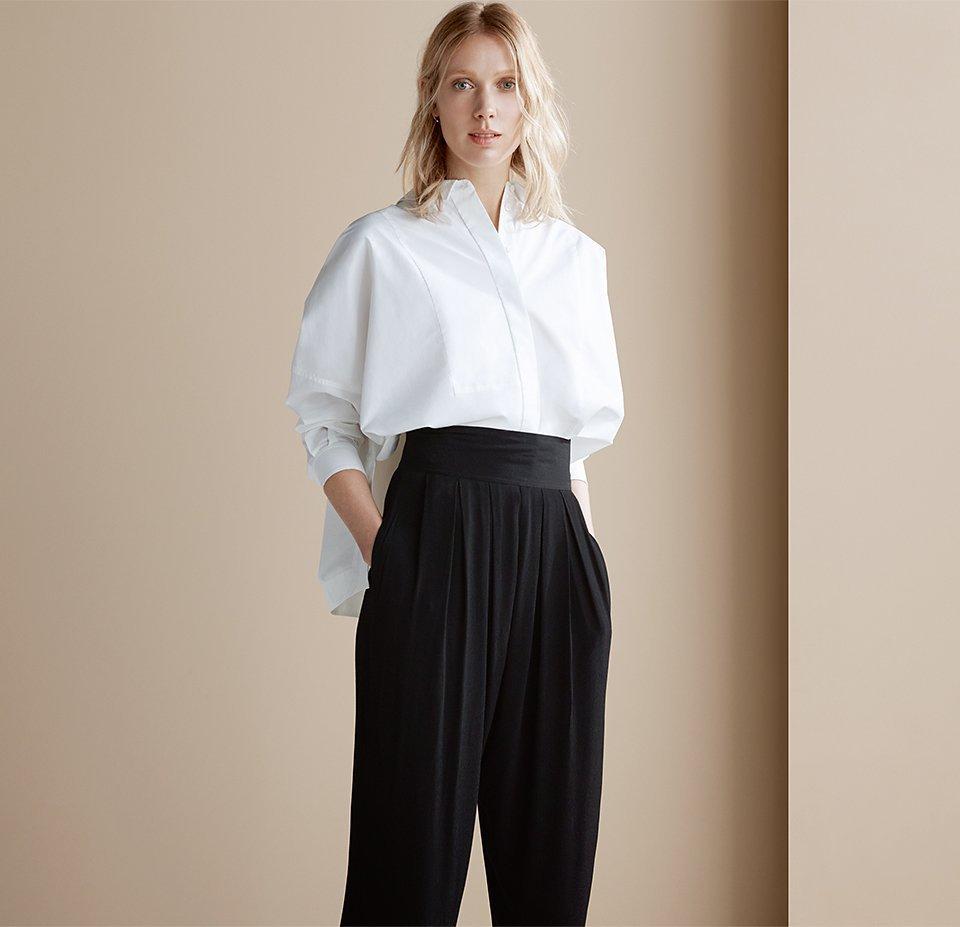 Kin by John Lewis Laura Slater Limited Edition Hareem Trousers, Black