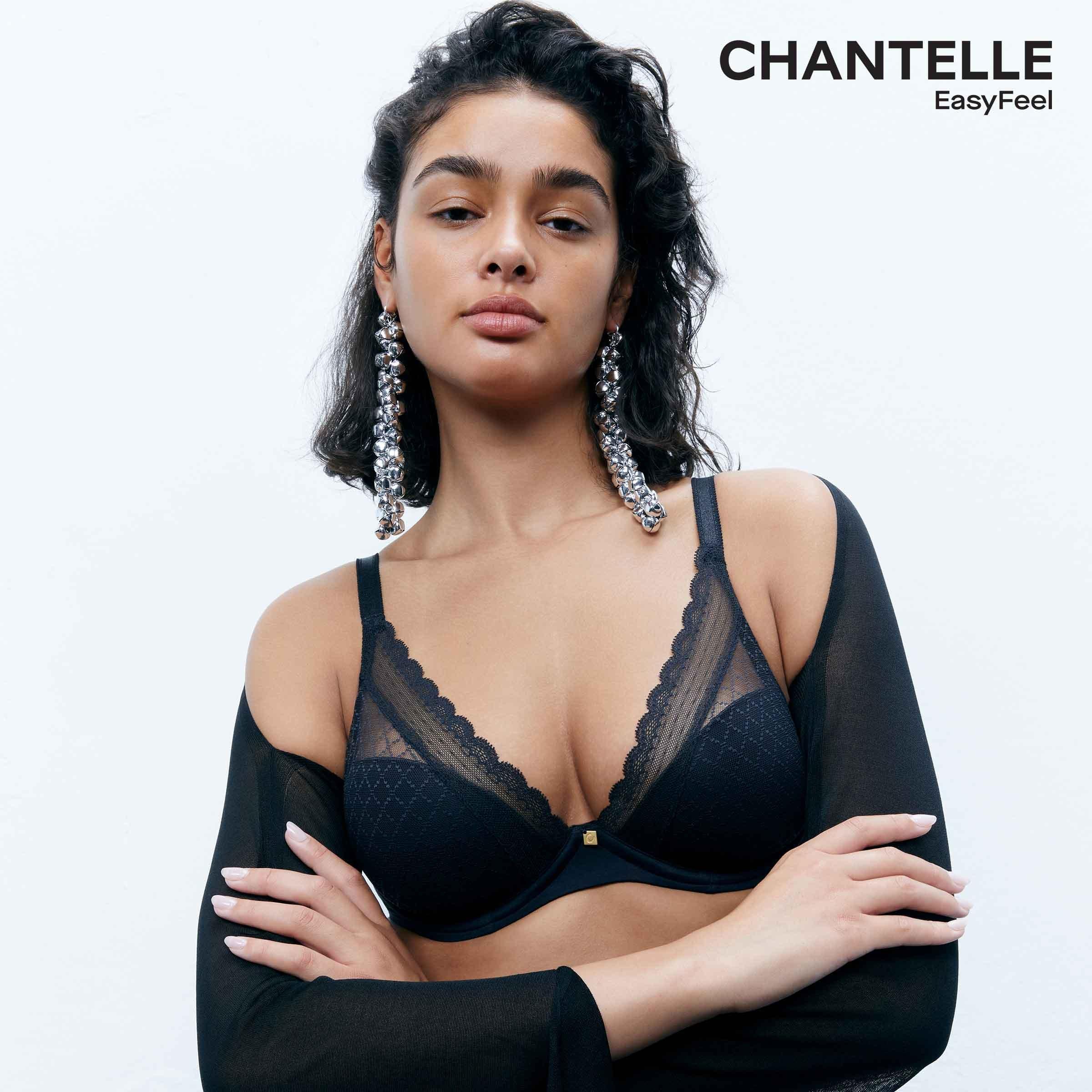 Woman wearing Norah Chic Bra by Chantelle