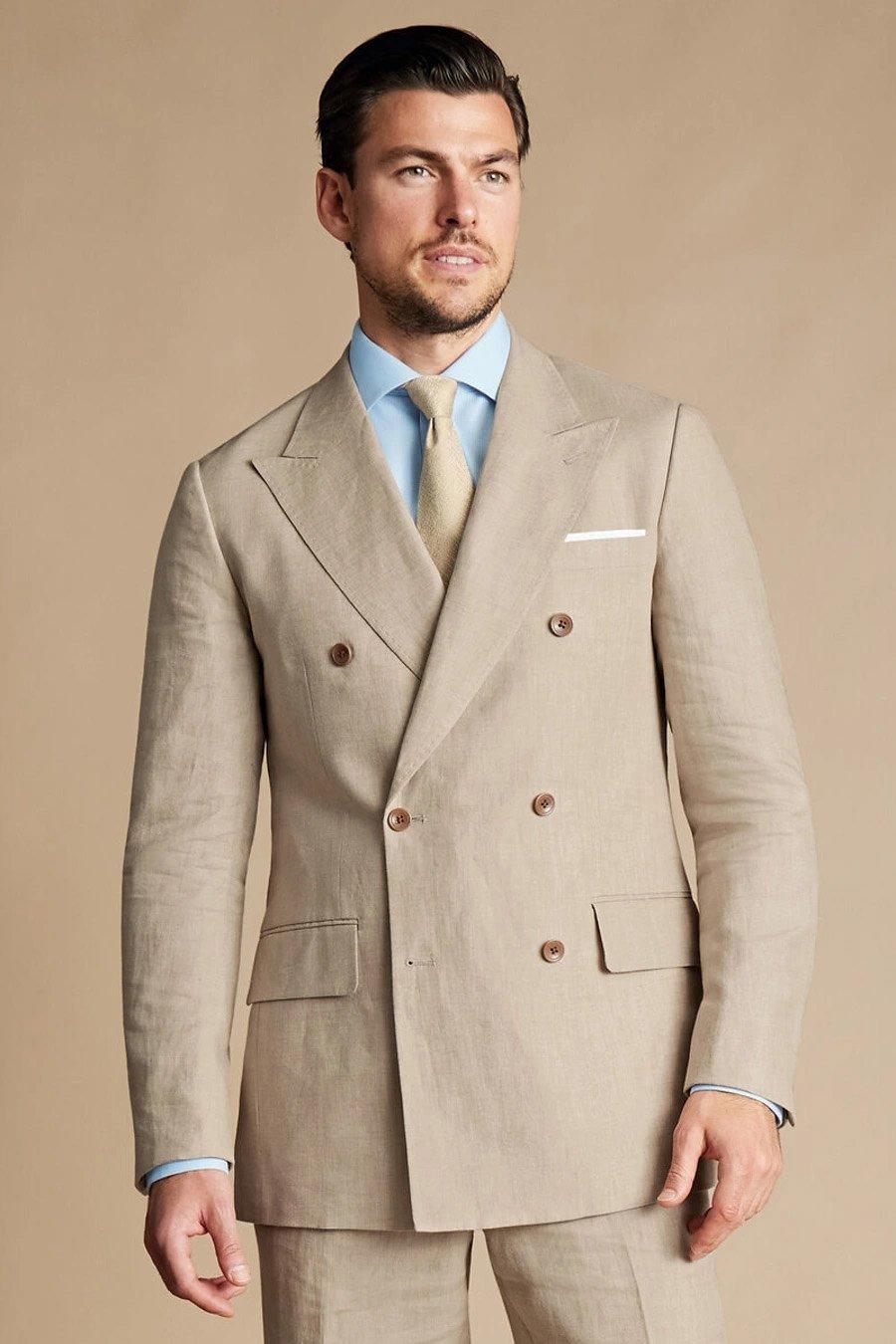 Man in a black Charles Tyrwitt suit