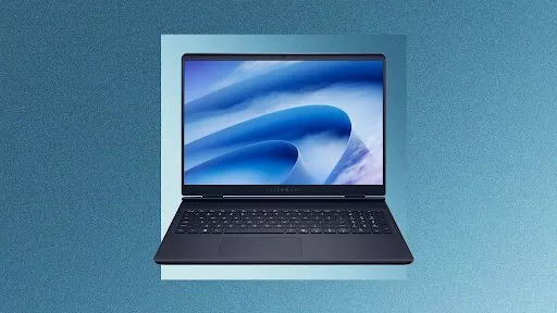 A banner for Microsoft laptops