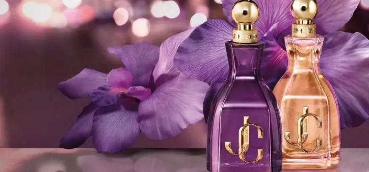 A banner showing jimmy choo perfume