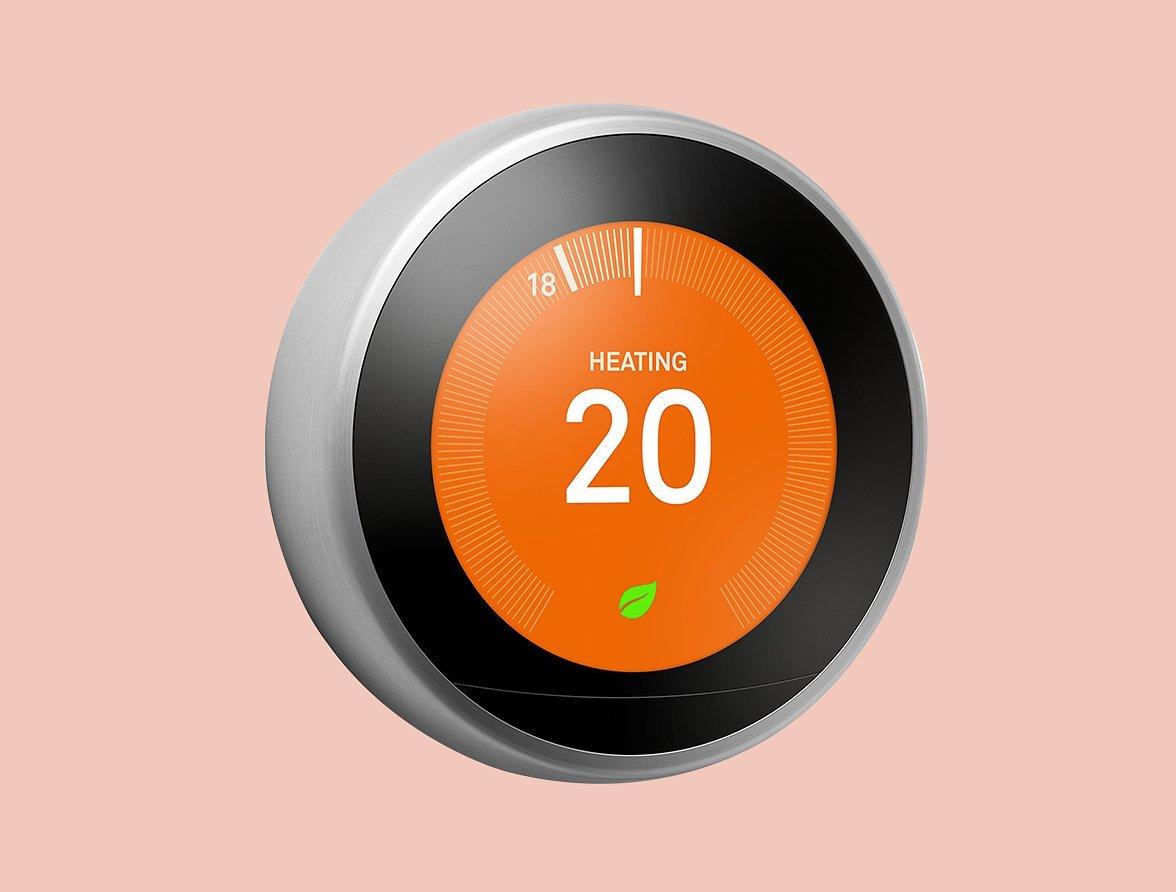 Google Nest Learning Thermostat, 3rd Generation, Stainless Steel