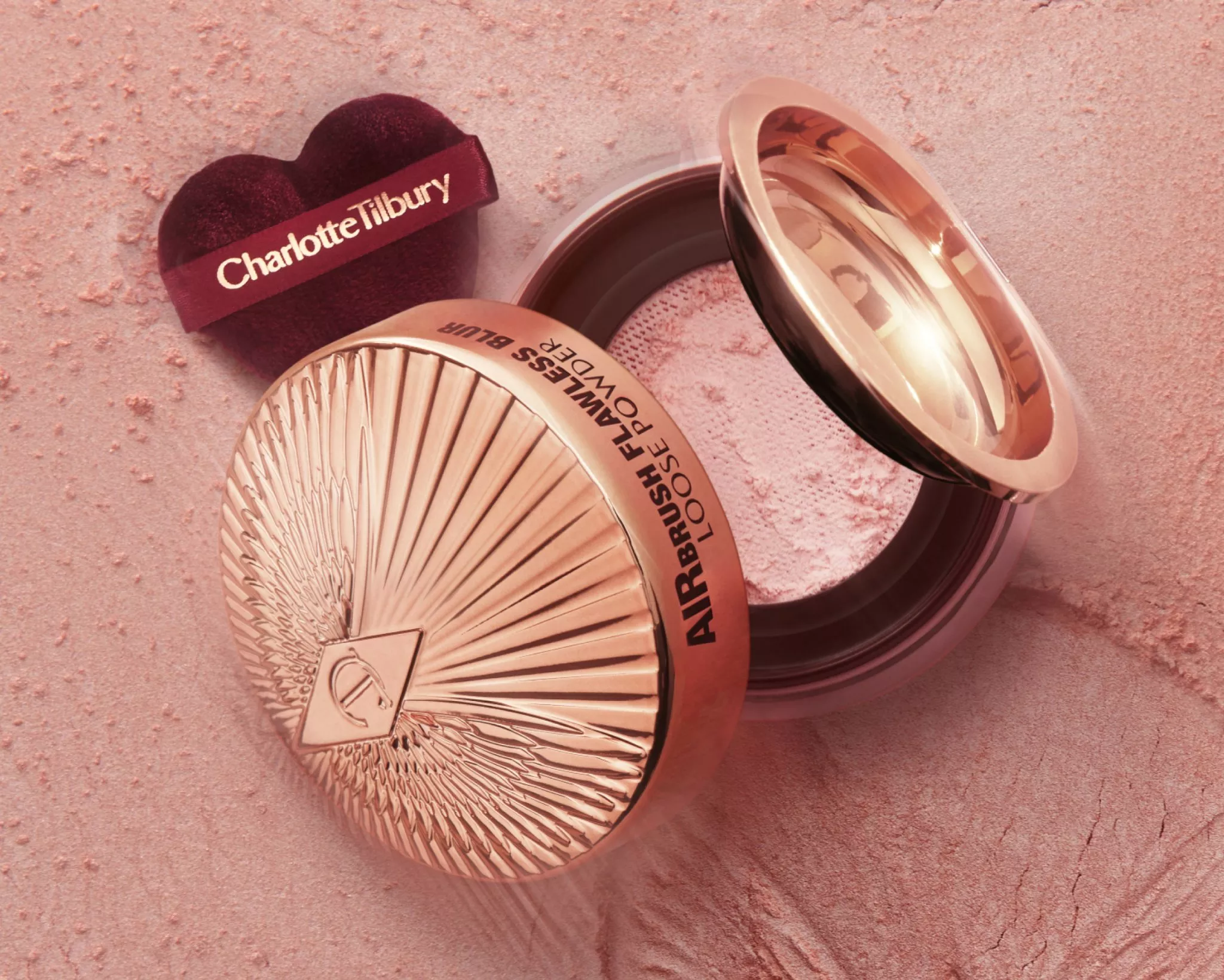 close up of charlottte tilbury makeup 