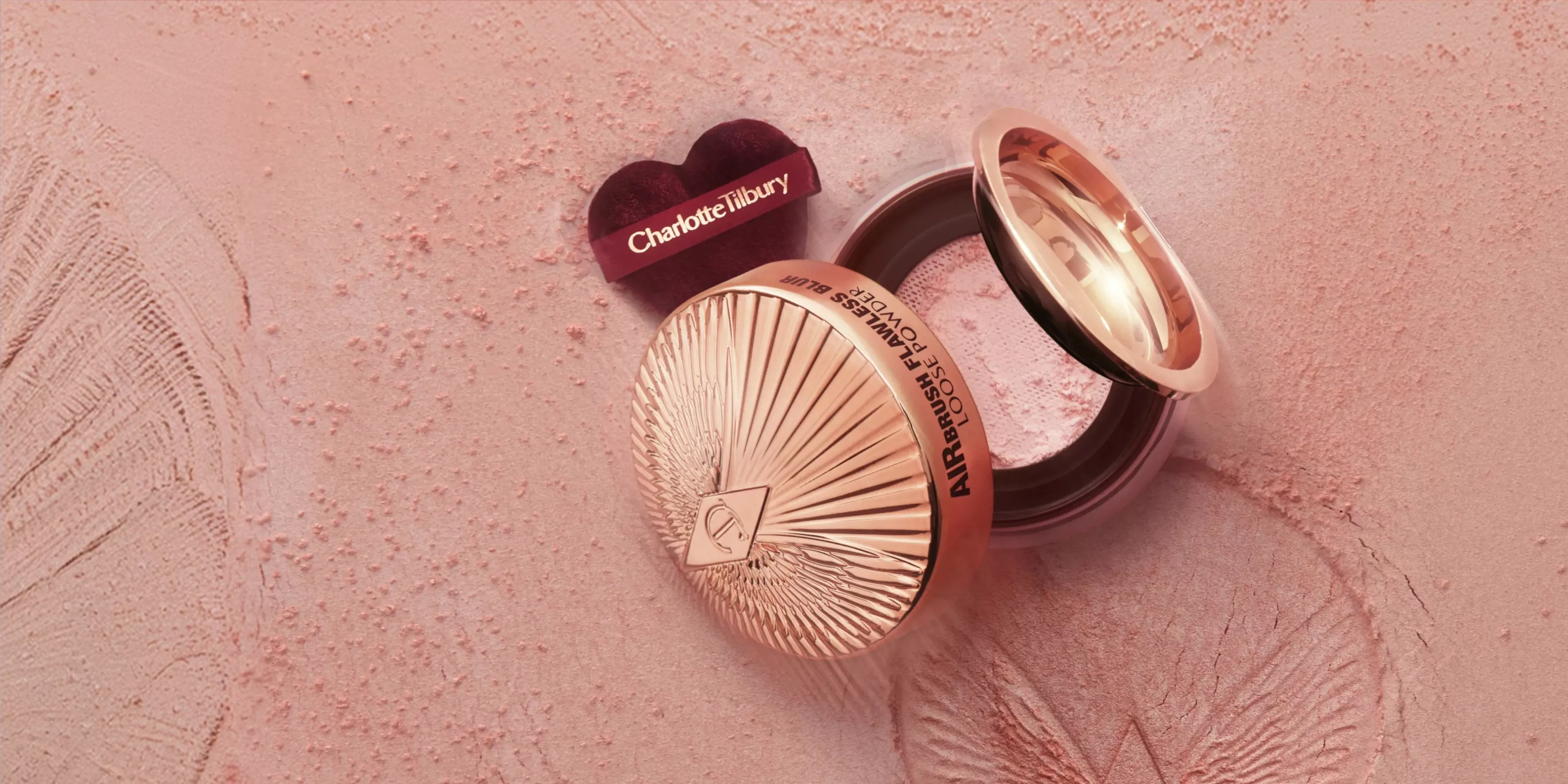 close up of charlottte tilbury makeup 