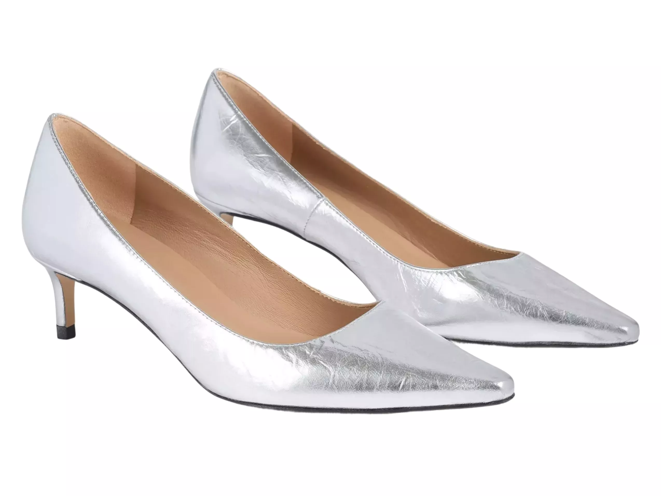 Silver LK Bennett Ava Heels