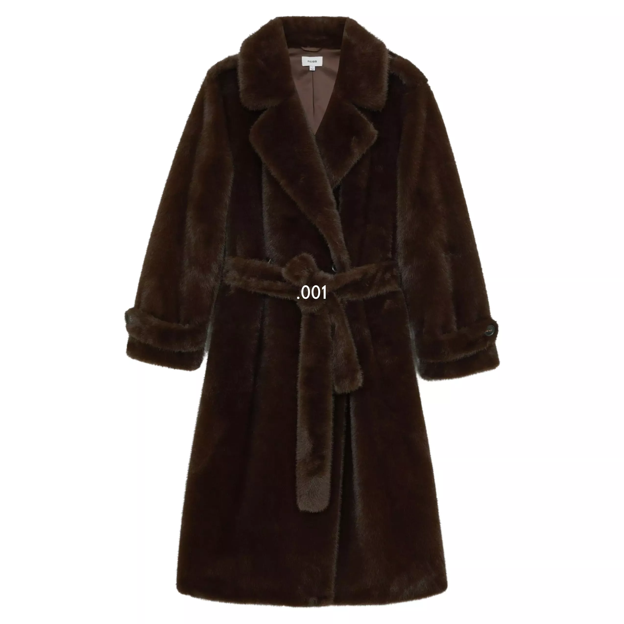 Brown Faux Fur Coat