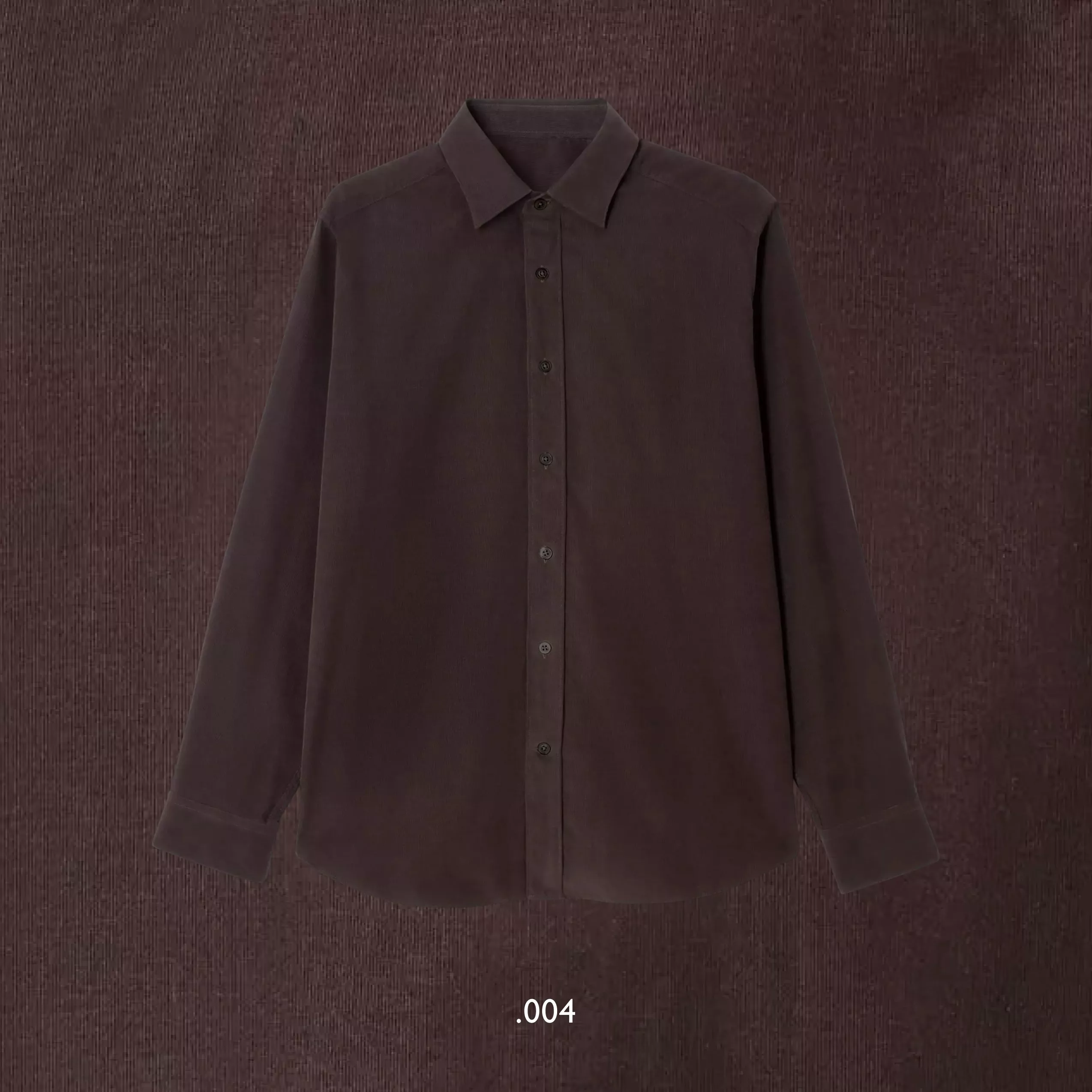 Brown Needlecord Shirt