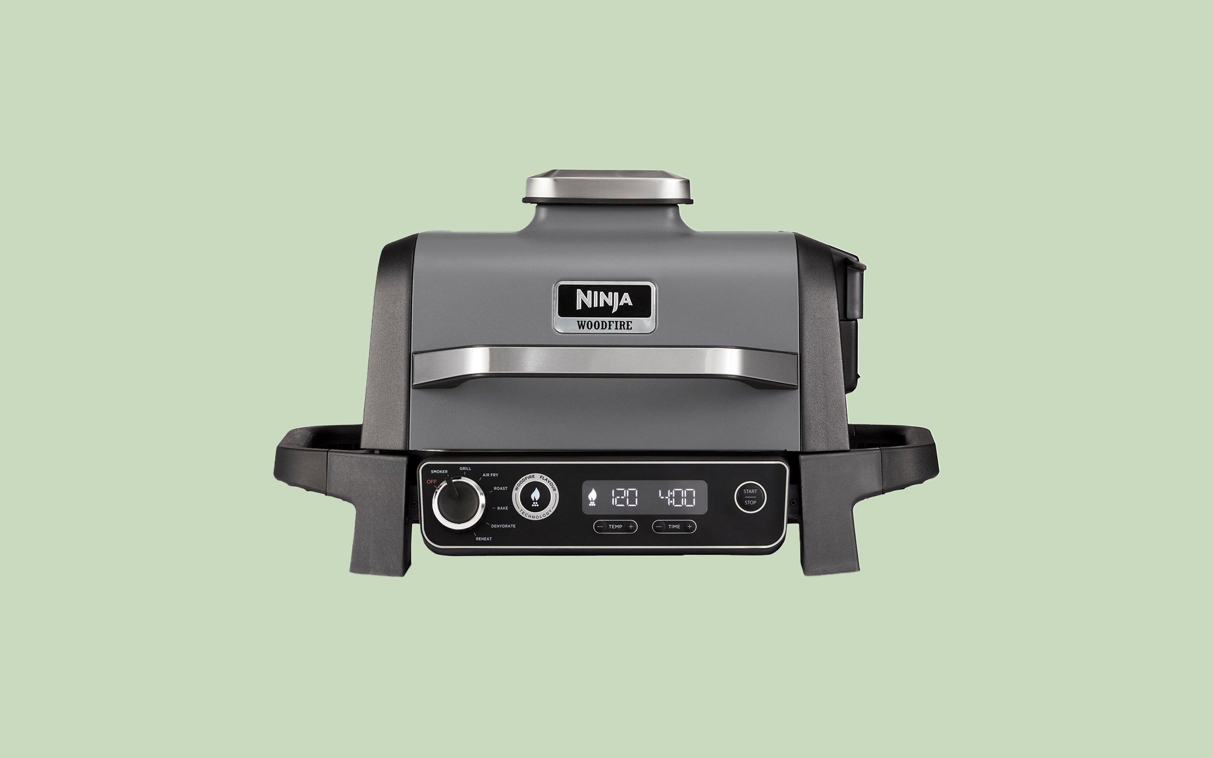 Ninja Woodfire Electric BBQ Grill & Smoker, Black