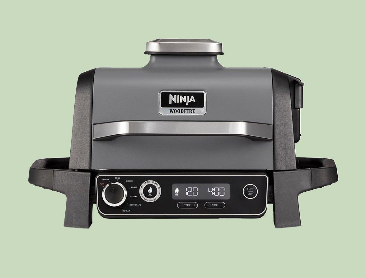 Ninja Woodfire Electric BBQ Grill & Smoker, Black