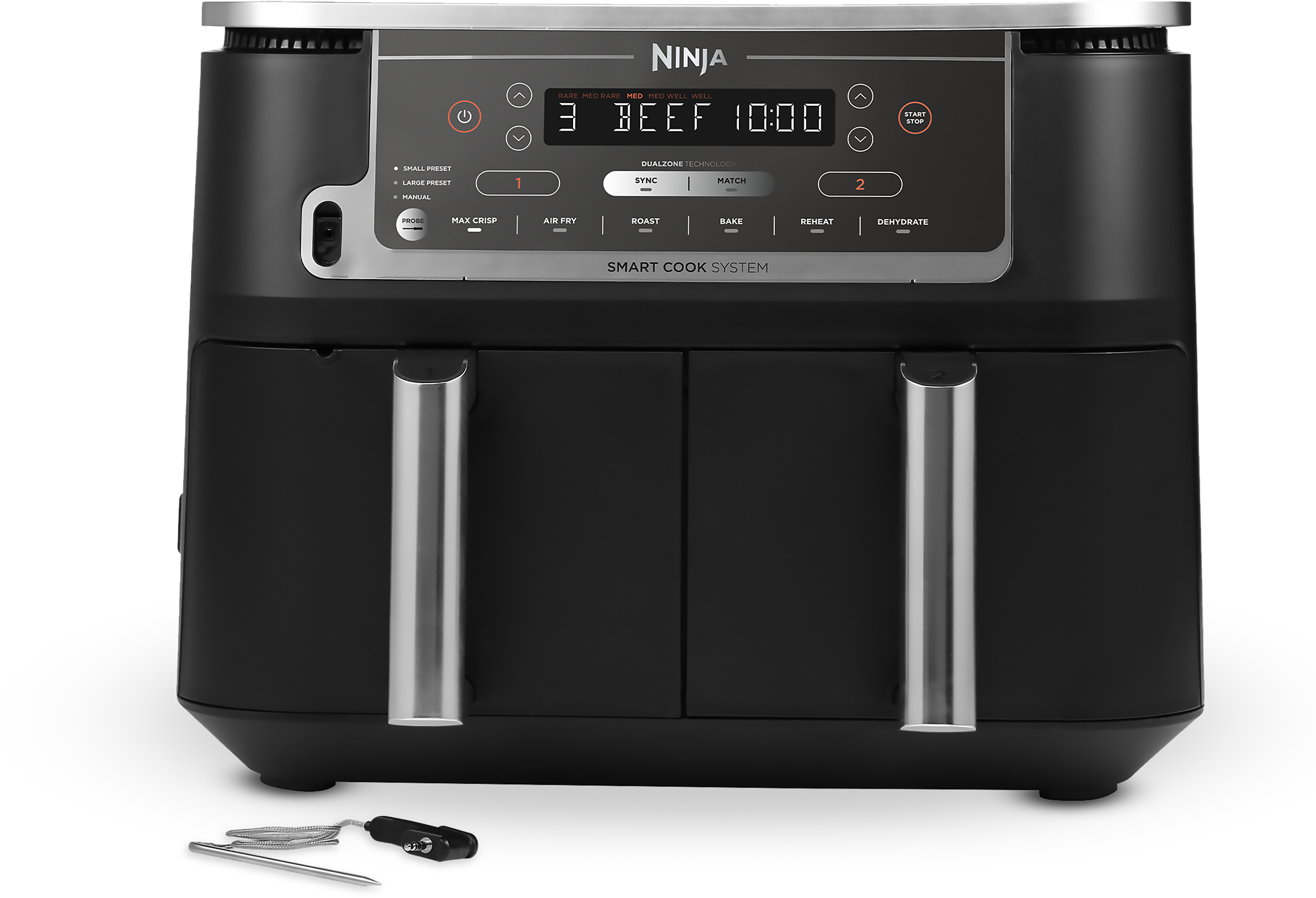 Ninja Foodi MAX Dual Zone Air Fryer with Smart Cook System