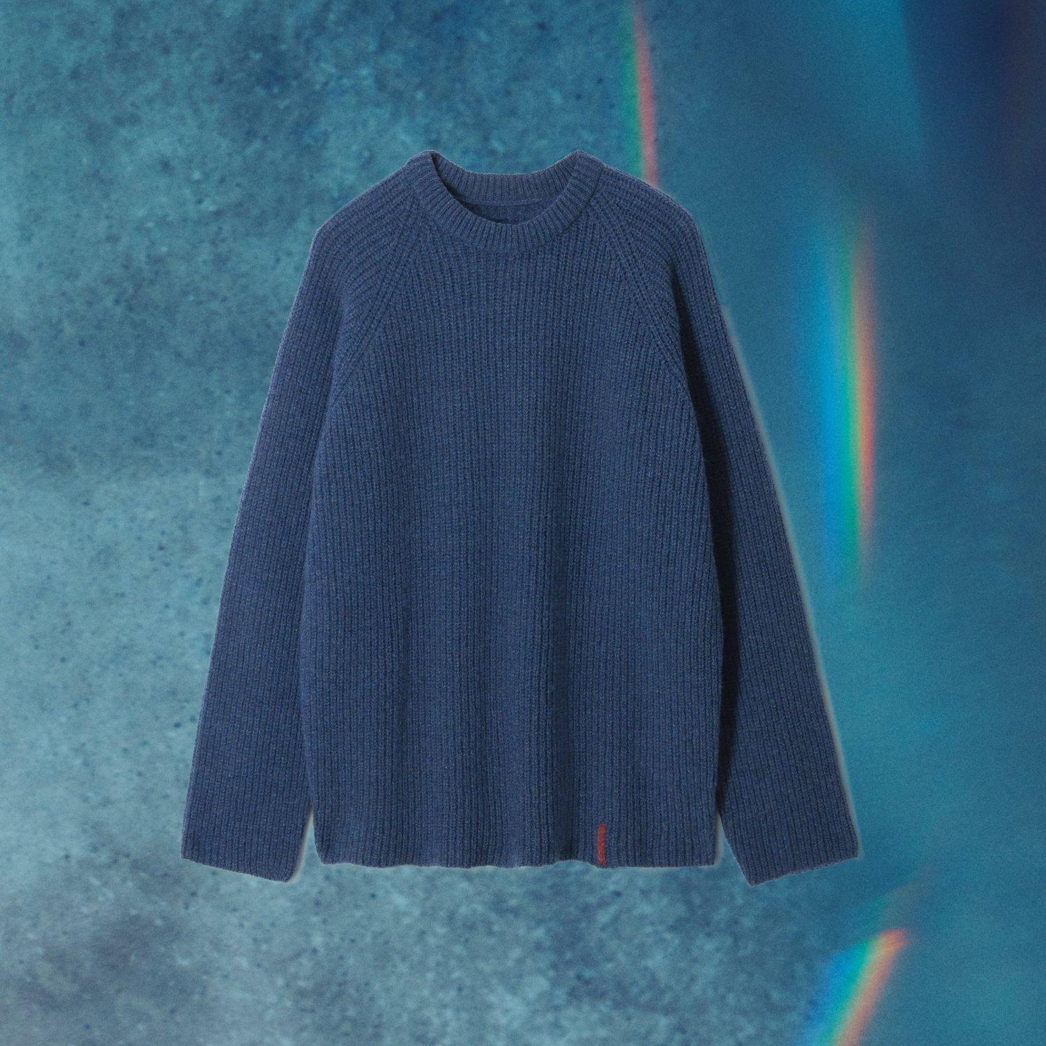 John Lewis Closed Loop Initiative Recycled Wool Crew Neck Ribbed Jumper