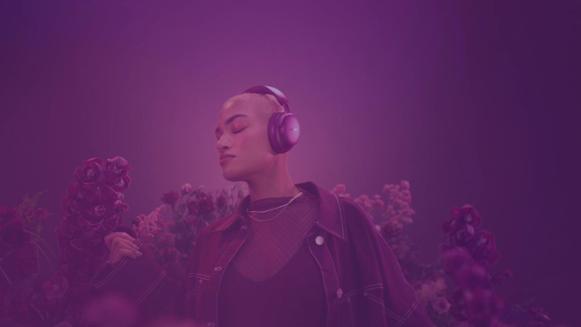 Custodia TPU Ultrasottile Per Bose QuietComfort Earbuds 2024 – Trasparente Rosa, Antigraffio E Antiurto - copertina
