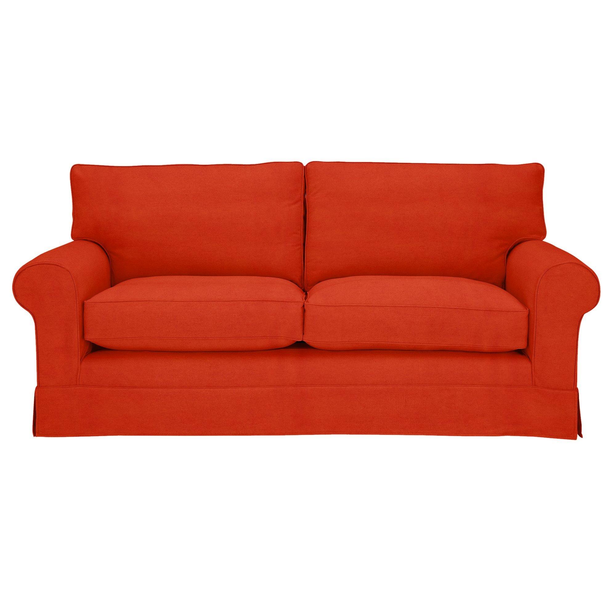 Padstow Range, John Lewis Easy Clean Plush Velvet Fabric, Paprika, Price Band B