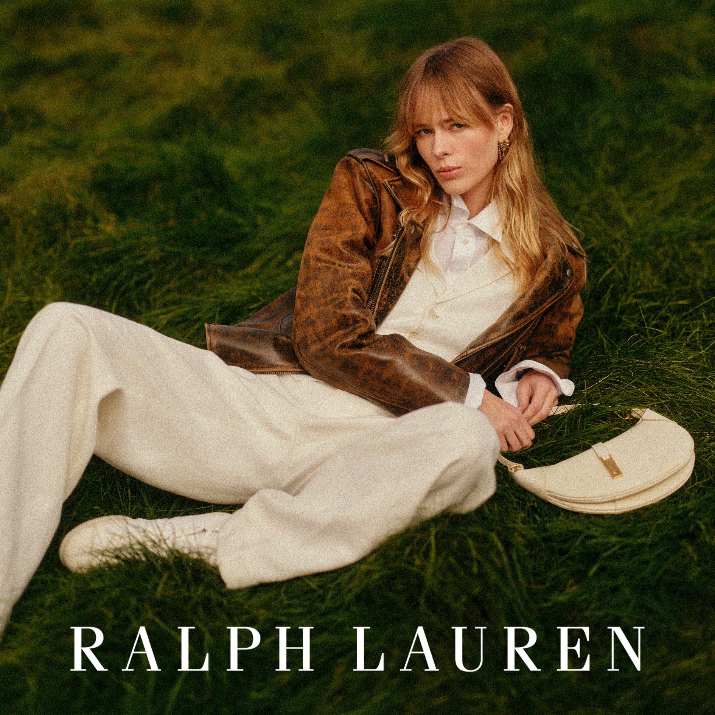 women siting on grass wearing ralph lauren brands cloths and accessories