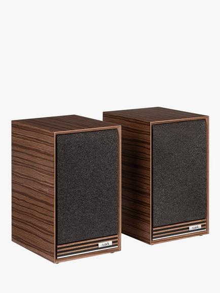 Ruark Sabre-R Bookshelf Speakers, Charcoal, Brown