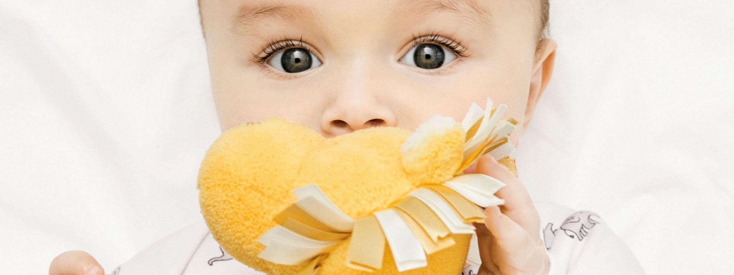 baby and toy