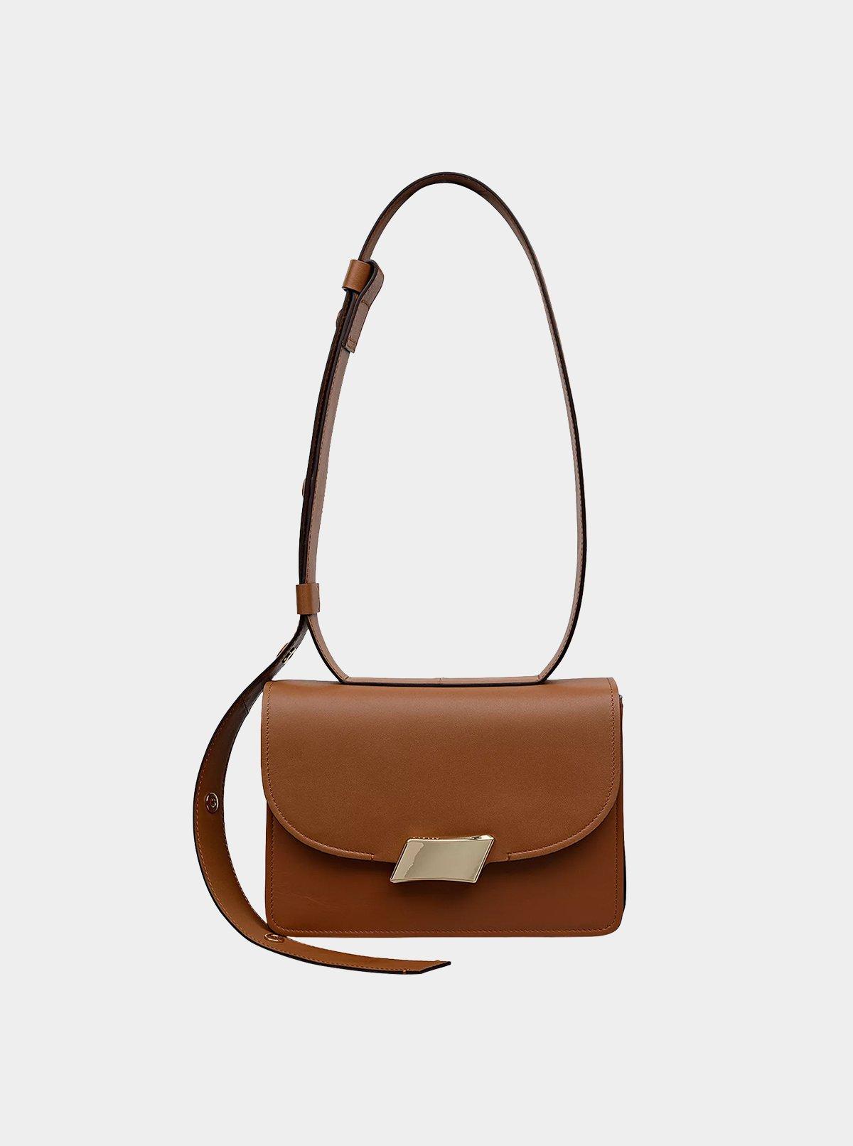 Radley 'The Belsize' Small Flapover Toffee Shoulder Bag