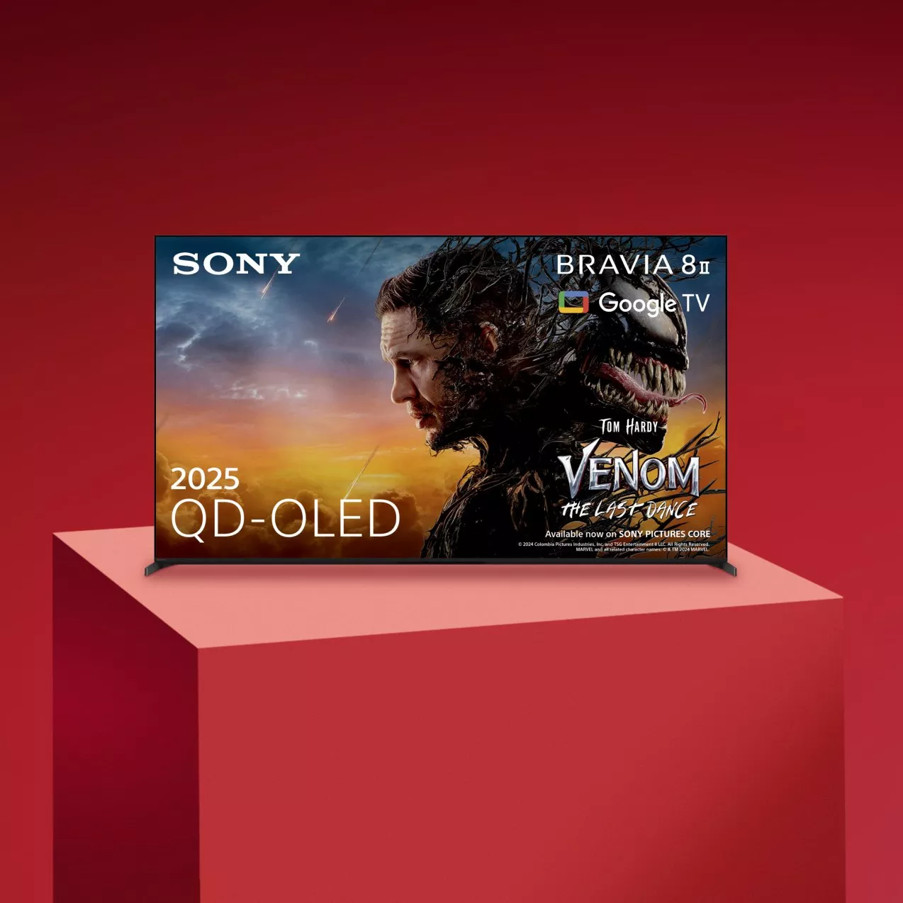 Black Sony Bravia OLED 4K TV