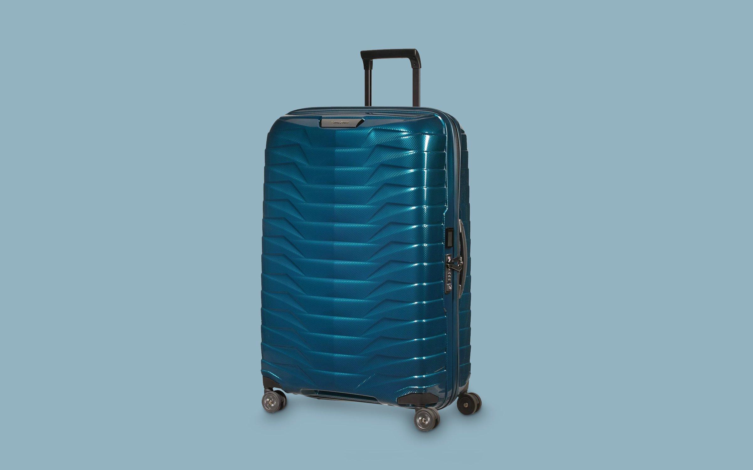 Samsonite Proxis 4-Wheel 75cm Large Suitcase, Petrol Blue