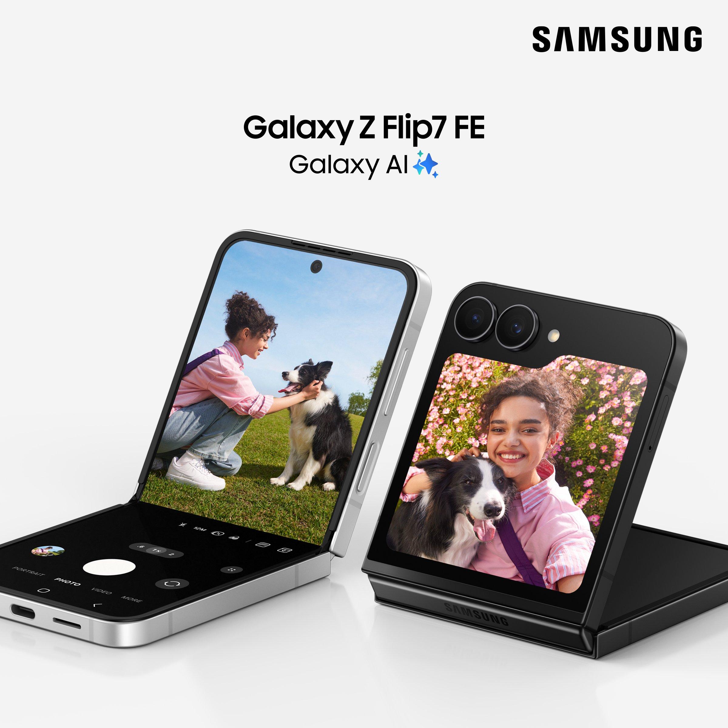 image of 2 slip 7 FE phones side by side