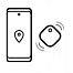 UWB works with SmartTag AR Icon