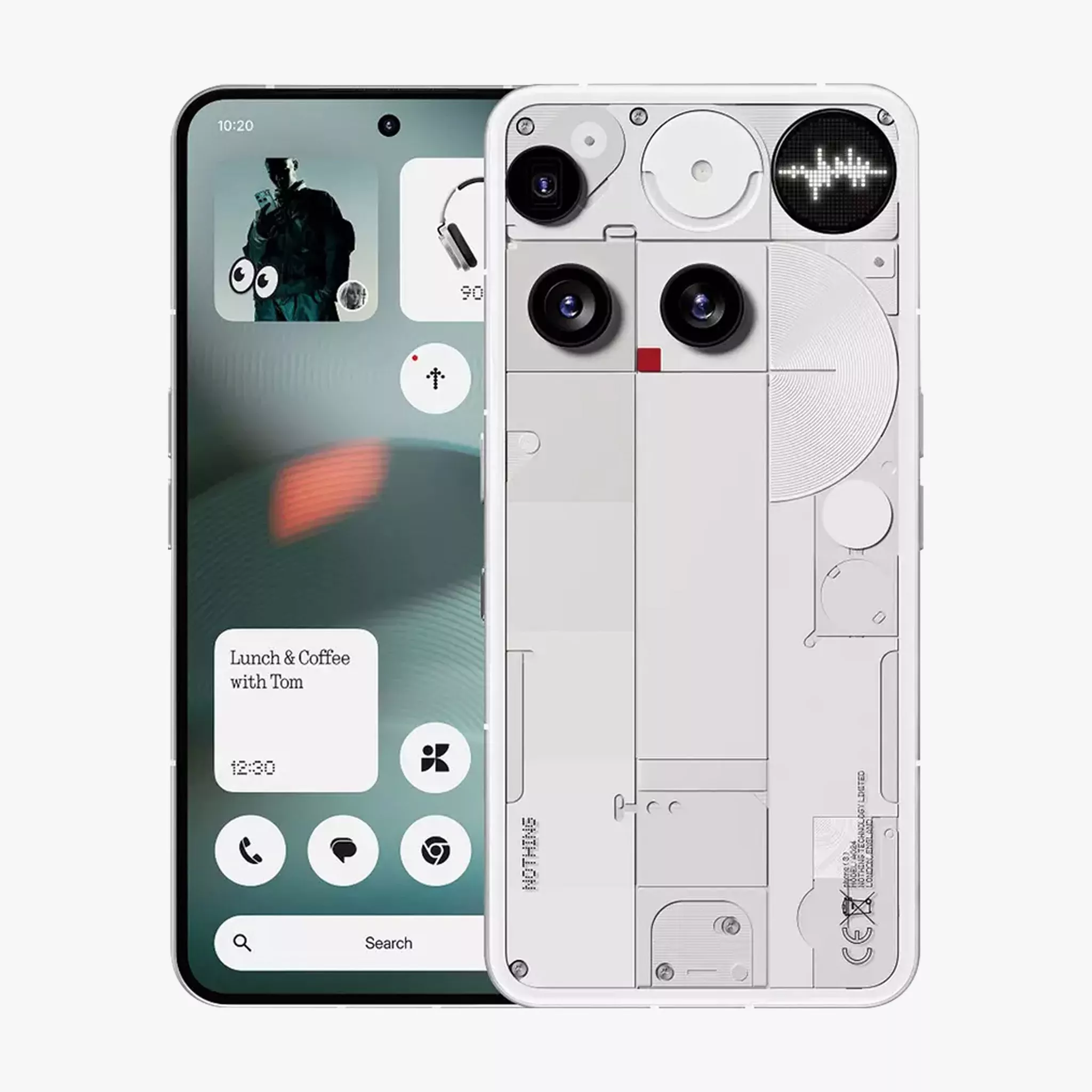White nothing phone
